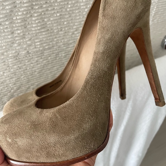 Pour La Victoire High Heel Pumps -Taupe Color - size 6.5 - Picture 10 of 11